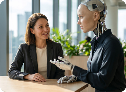 Cooperation with AI Robot
