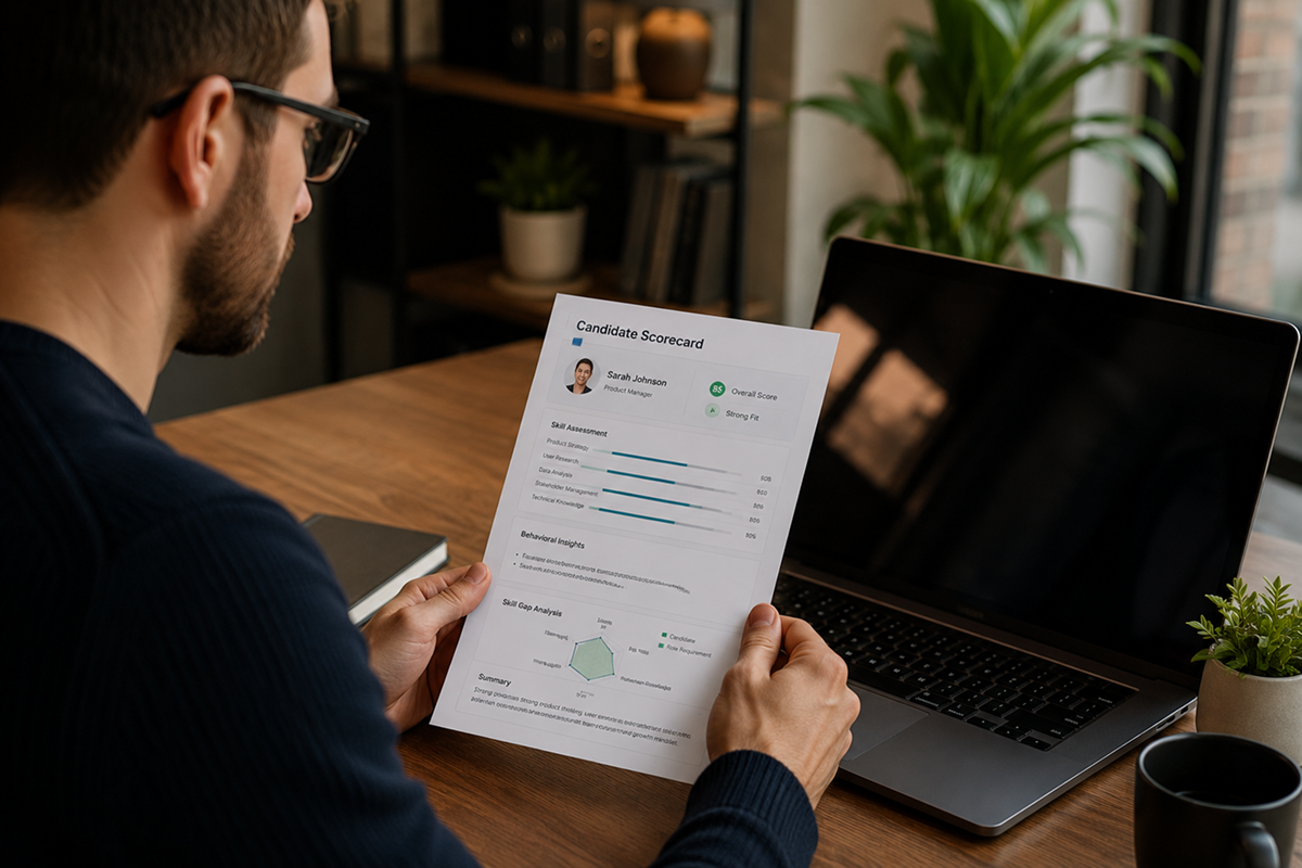 Real-Time Skill Mapping & Granular Candidate Scorecards